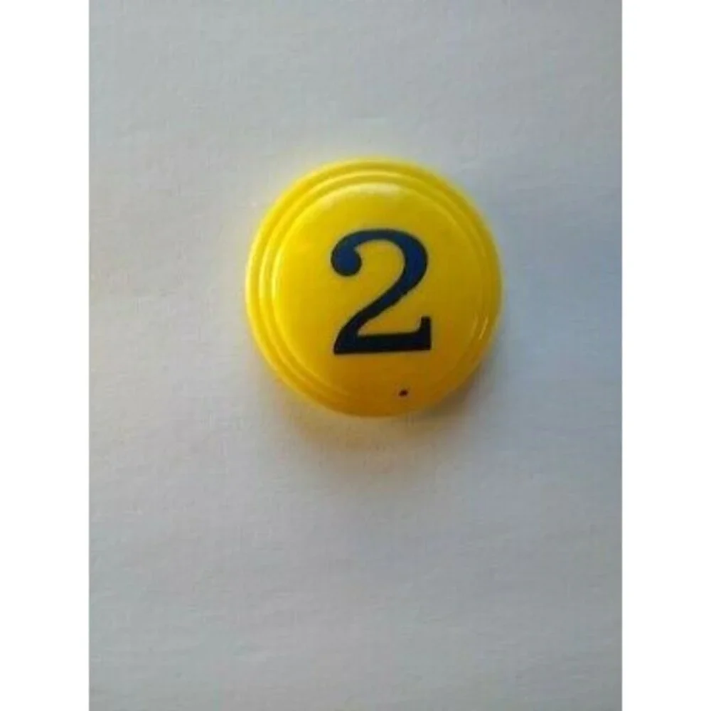 Vintage Pinball Machine Bumper Cap Part Original 1950s Yellow Marble #2 Small